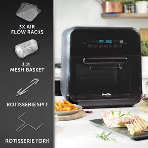 Breville Halo Rotisserie Air Fryer – Multi-Function Cooker