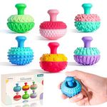 Tactile Sensory Fidget Toys for Kids Adults, Thumb Rocker Stress Relief Toys for Autism ADHD Anxiety,Silent Silicone Textured Gadgets for Office,Classroom,Stocking Stuffer Gifts for Teen Girl Boy