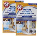 Arm & Hammer Moisture Absorber & Odor Eliminator 453g Hanging Bag, 2 Pack (4 Bags Total)