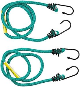 Gripwell Metal Hook Bungee Cord 2 Pieces Set, 8 mm x 105 cm Size