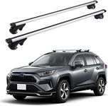 MERXENG Roof Rack Cross Bars with Lock, 54" Universal Roof Bars Require Matching Roof Side Rails, Crossbars for Rooftop Cargo Carrier, Luggage, Kayak, Bike, Snowboard