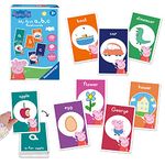 Ravensburger Peppa Pig My First Flash Card Game for Kids Age 4 Years Up - Ideal for Early Learning, Object Recognition, Alphabet, Reading and Spelling