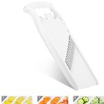 Börner Wave-Waffle Powerline Crinkle Cut Vegetable Slicer (White) • Slicer for Wave & Waffle Cut • Wavy Vegetable Cutter • Slicer for Lattice Potatoes & Chips • Wavy Potato Slicer