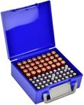 FULLCASE Battery Storage Organizer Holder Holds 72 AA AAA Batteries, Box Cases Garage Container, Home Drawer Organization Dispenser (Case Only) (Blue)