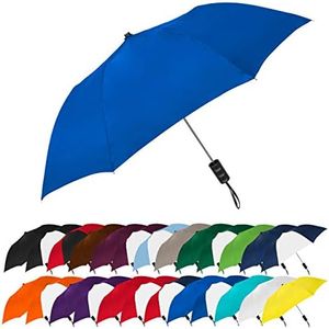 StrombergBrand The Spectrum Umbrella-Most Popular Style-Automatic Open, Compact, Royal Blue