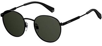 Polaroid Sunglasses Pld2053s Polarized Oval Sunglasses, Black, 51 mm