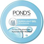 POND'S Super Light Gel Oil Free Face Moisturizer 73 g, with Hyaluronic Acid & Vitamin E for Fresh Glowing Skin & 24 hr Hydration - Daily Use