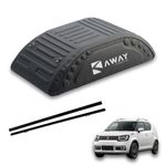 Away 3D Roofbag - 390 litres Capacity Car Rooftop Cargo Bag for Maruti Suzuki Ignis | Aerodynamic Shape | Dual Opening | Water Resistant Material | Universal Fit Over Crossbars