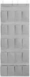 DormCo Hanging Over-The-Door Shoe Pockets - TUSK College Storage - Gray