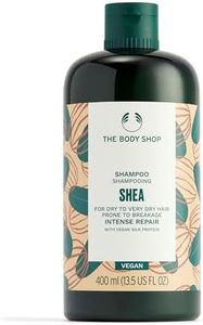 The Body Shop Shea Intense Repair Shampoo, 400 ML - For Dry To Very Dry Hair Prone To Breakage | Vegan