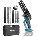 Mini Chainsaw Cordless 6&8 Zoll,Chainsaw Electric Brushless,Upgrade Lubrication System,Portable Chainsaw fit for Makita 18V,Handheld Chainsaw for Garden Courtyard Cutting(Without Battery and Charger)