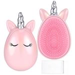 SOSPIRO Unicorn Detangle Hairbrush Tangle Teaser Hair Brush, Women and Girls Detangling Brush for Thick, Wavy, Curly or Thin Hair(Pink)