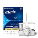 Waterpik ION Professional Cordless Water Flosser Teeth Cleaner Rechargeable and Portable, White, 1 Count