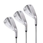 Mile High Life | Entry Level Golf Sand Wedge Sets | Beginner’s Golf Gap Wedge Sets | Lob Wedge Golf Clubs for Men & Women (50/54/58 Degrees Set)