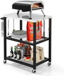 Costway 3-Tier Outdoor Grill Cart o