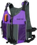 Owntop Swim Vest Adult, Lightweight Kayak Swim Jacket, Hydration Pocket for Wakeboard, Boating, Fishing, Water Sports (Purple, XL/XXL)