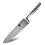 BERGNER Argent Stainless Steel Chef Knife, 20cm, Matt Finish
