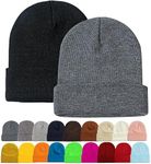 ZOORON 1&2 Pack Beanie for Men Wome