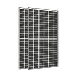 Loom Solar Panel Shark 550W, Mono PERC,Dual Glass Black Frame Aluminium Panel,144 Cells Half-Cut Design,IP68 Rated,On/Off-Grid & Hybrid Solar System, Performance Warranty 25 Years(Pack of 2), 50 Volts