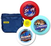 Innova Discs Golf Starter Set with Bag – Frisbee Golf Discs Set for Beginners with Disc Golf Driver, Mid-Range, Disc Golf Putter and Mini Marker (Colors Will Vary) (Blue)