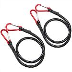 2x 100cm Bungee Cord Set | Luggage Tightener | Stable Snap Hook | Weather Resistant Lashing Strap | Elastic Durable