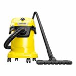 KARCHER Wd 3 V-17/4/20 |17 litres Capacity|Blower Function|4 M Cable with 2 M Suction Hose| Efficient Cleaning Wet and Dry Vacuum Cleaner, Yellow