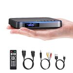 DESOBRY Mini DVD Player HDMI for TV 1080P Multi Region DVD Player with AV Output, USB/TF Card Input, Remote Control, Support PAL/NTSC