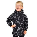 JAN & JUL Boys Waterproof Jacket, Hooded Rain-Coat for Kids (Bear Mountain, 4T)