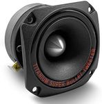 Pyramid 1" Audio Car Tweeter Speaker - Aluminum Die-Cast Frame, 300 Watt Peak, 2k-20kHz Frequency Response, 4 to 8 Ohm, Heavy Duty 30 oz. Magnet Structure - 1 Tweeter