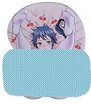 GeRRiT-3D Anime Gaming Mousepad with Wrist Rest Cartoon Mouse Pad Anti-Slip Mouse Mat Office Mat Desk Pad with Wrist Support 2way Skin (A607)