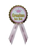 Grandma to be Pin Princess Baby Shower Pin Grandma to wear at Baby Shower, Pink & Gold, It's a Girl, Baby Sprinkle