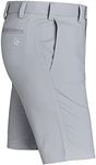 Harry Hall Men's Stretch Tapered Fit Golf Shorts 36W Grey | Elasticated Waistband Quick Dry Slim Fit Sports Water Resistant