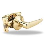 Yale Edge Alpharetta Lever in Polished Brass - Passage