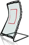 Kapler Baseball Rebounder Softball Rebounder Bounce Back net Baseball Pitch Back Multi-Position Return Trainer 42X72