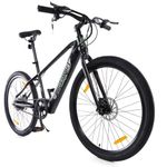 CULTSPORT Hermit (Black) with 250W BLDC Motor| 3.5 Hours Fast Charge| 7.8 Ah Li-ion Battery| Up to 35 Km| 27.5 Inches Wheels| Single Speed Electric Cycle | Ideal for 15+ Years