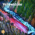 2025 Yellowstone Monthly Wall Calendar by Bright Day, 12 x 12 Inch National Park Scenic Photography