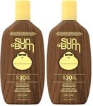 Sun Bum Original SPF 30 Sun Cream Lotion, Moisturizing Sunscreen with Vitamin E, Vegan and Reef Friendly, Broad Spectrum UVA/UVB Protection, 237ml (Pack of 2)