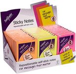 Snopake 76x50mm Sticky Notes - Neon