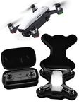 GoScope SPARK GO CASE - compact hardshell case - DJI SPARK & CONTROLLER - Adventure/Travel Case (features belt straps for easy hands-free carrying) DJI SPARK {SLIMLINE WATER-RESISTANT NYLON HARD CASE}