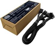 Cooler Master PCIE Gen5 1x12VHPWR 90 to 3xPCIE 8 PIN 180 Adapter Cable for V Gold V2/V Platinum/V SFX Gold/M Platinum, Black