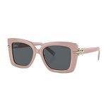 Tiffany & Co. Woman Sunglasses Antique Pink Frame, Dark Grey Lenses, 53MM