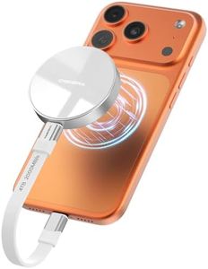 DIGIERA 4TB Magnetic Portable SSD, External Solid State Drives with USB-C 3.2 Gen 2x2, Speed Up to 2000MB/s, Compact & Durable, Compatible with iPhone 15/16 Series and Other USB-C Devices, White