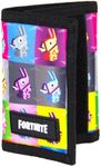 Fortnite Unisex Multiplier Tri-fold Wallet, Black/Multi, One Size UK