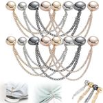 Magnetic Clothing Clips, Multi-Function Magnetic Clothing Clips, 4 Pcs Strong Magnetic Clothing Shawl Clips, Pinless Brooch for Women Clothes Hijab Pins Decorate for Women (8PCS)