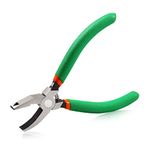 SPEEDWOX 6 Inch Professional Breaker Grozer Pliers Glass Grozing Pliers Mosaics Breaking Tool for accurate glass nibbling Stained Glass Work Key Fob Hardware Install