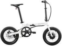 QUALISPORTS Nemo Folding Electric Bike Compact Ebike 250W Front Hub Motor 36V 7Ah Removable Battery Lightweight 16" Single Speed Foldable Bicycle City Commuter UL Certified