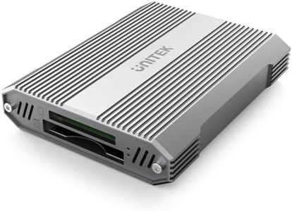 Unitek 4 in 1 CFexpress Type B Card Reader - SD4.0 UHS-II & Micro SD Card Reader with USB-A Hub 10Gbps USB 3.2 Gen 2 CFexpress Adapter for CFexpress Type B/SD UHS-II/Micro SD 3.0/SDHC/SDXC/SDUC