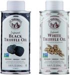 La Tourangelle White Truffle Oil & Black Truffle Oil Set, Complex Gourmet Earthy Flavor, 8.45 fl oz (Set of 2)