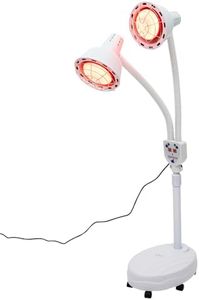 Queeucaer Lampada a infrarossi, luce rossa, sollievo dal dolore, lampada a raggi infrarossi, per il trattamento di raffreddori e tensioni muscolari, 275 W