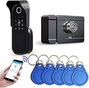 Wolf Guard TT01 Serrure intelligente étanche 5 en 1,TTlock APP,Compatible Alexa et Google, Noir